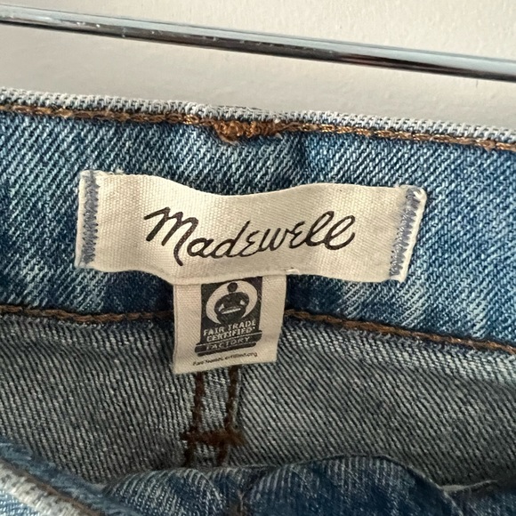 Madewell The Perfect Vintage Ripped Skinny Jeans Distressed Hem Light Denim - Picture 3 of 4